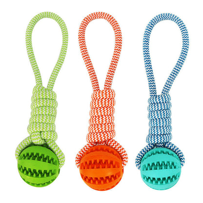 Dental Health Pet Rope Ball Toy